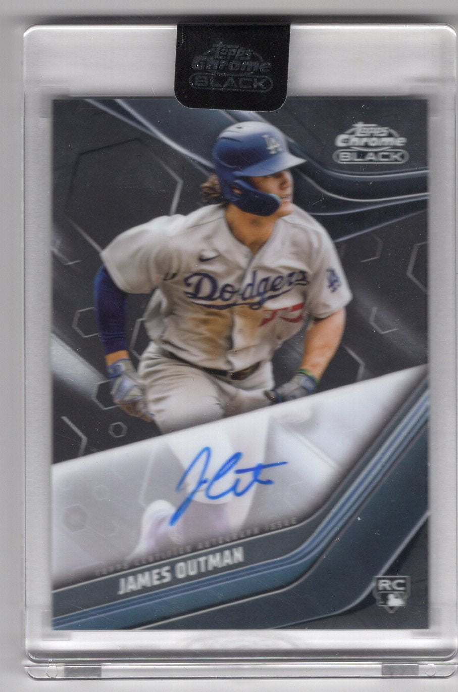 2023 Topps Chrome Black James Outman Rookie Card #CBA-JO Autograph (Los  Angeles Dodgers)