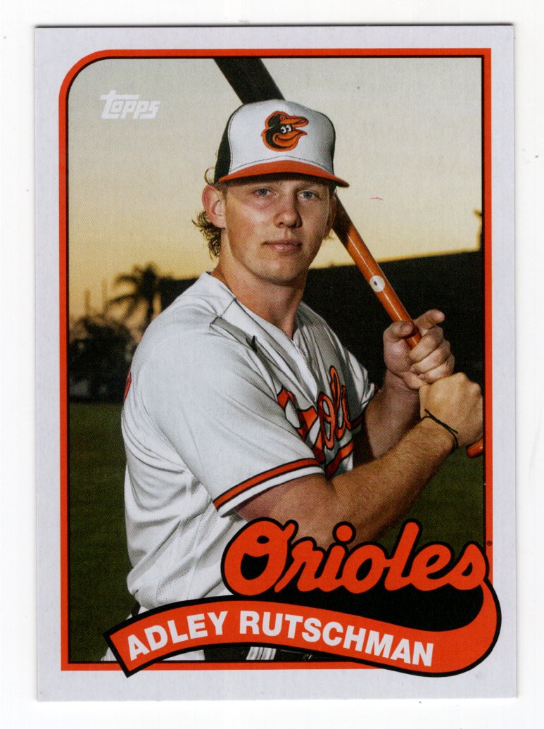 2023 Topps Archives Adley Rutschman / Gunnar Henderson #89DH-18 1989 Double  Header (Orioles)