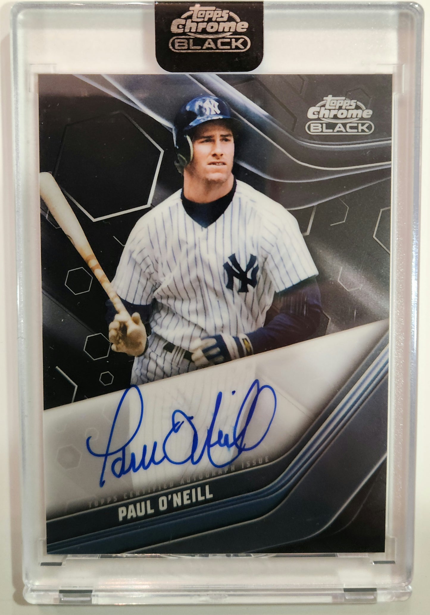 2023 Topps Chrome Black Paul O'Neill Encased Autograph #CBA-PO (Yankees)