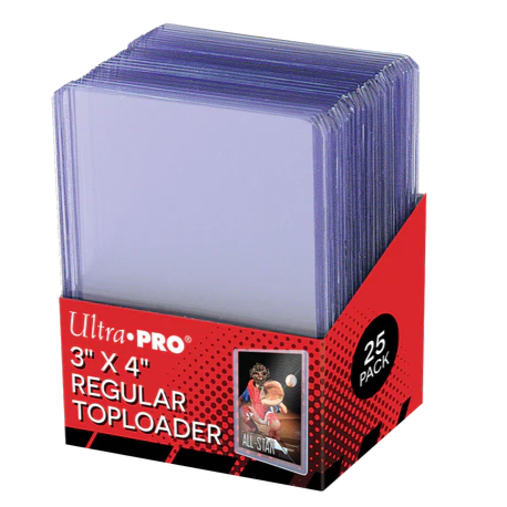 Ultra PRO - 3" x 4" .35 Point Clear Regular Toploader 25-count pack