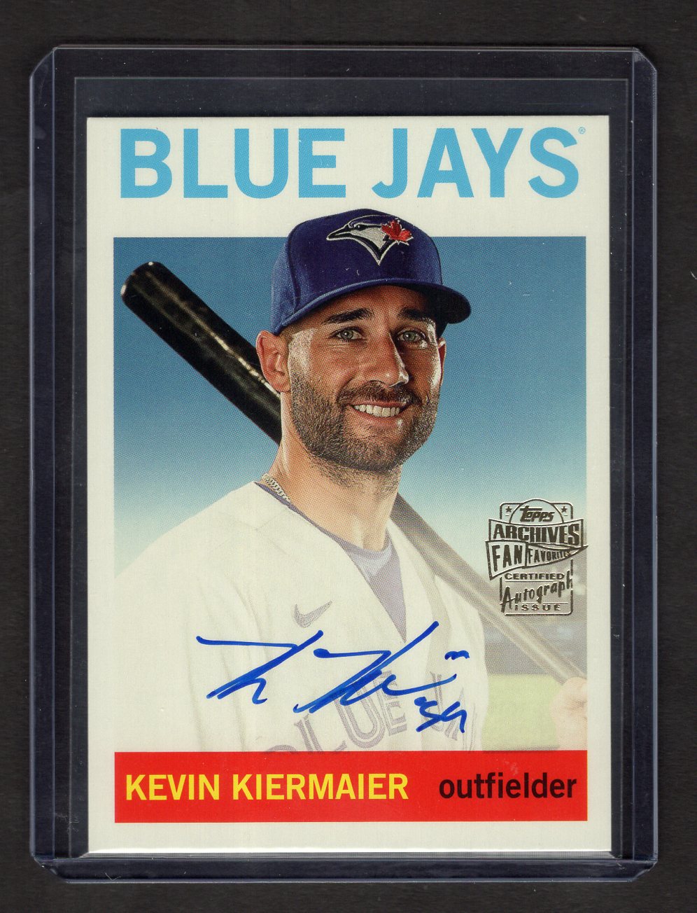 2023 Topps Archives 1964 Fan Favorite Autographs #64FF-KK Kevin Kiermaier (Blue Jays)