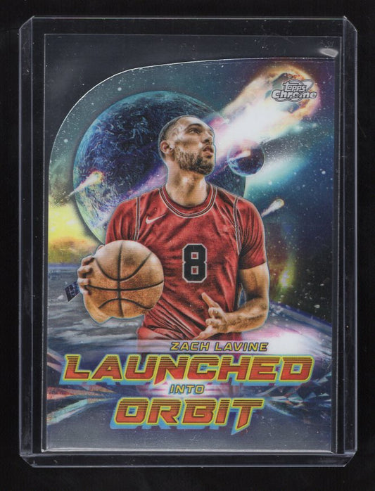 2023-24 Topps Cosmic Chrome Launched Into Orbit #LIO12 Zach Lavine (Chicago Bulls)