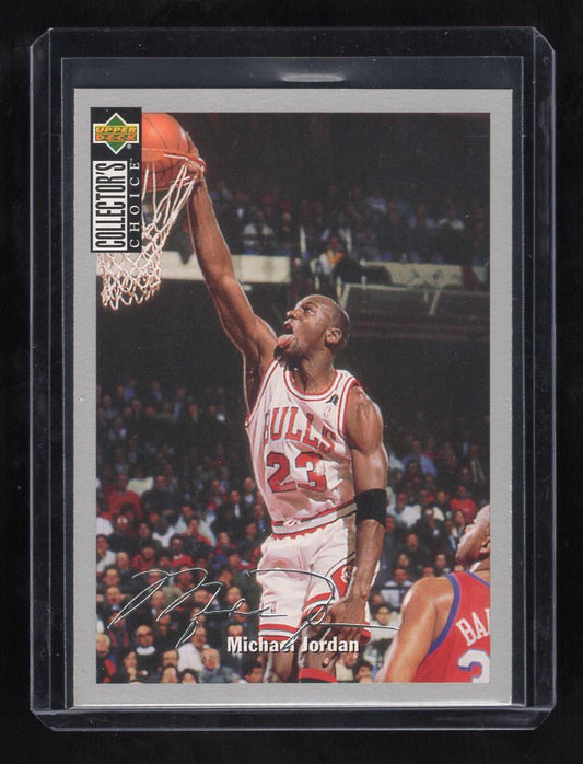 1994-95 Collector's Choice Silver Signature #240 Michael Jordan (Chicago Bulls)