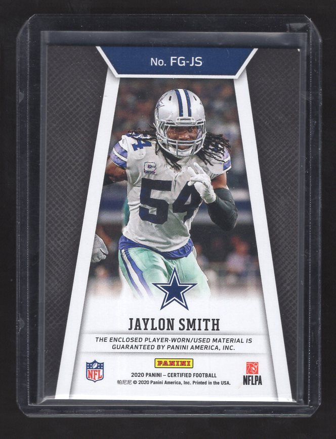 2020 Certified Fabric of the Game #11 Jaylon Smith #'d /299 (Dallas Cowboys)