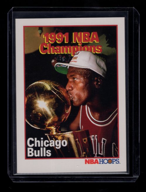 1991-92 Hoops #543 Michael Jordan (Chicago Bulls)