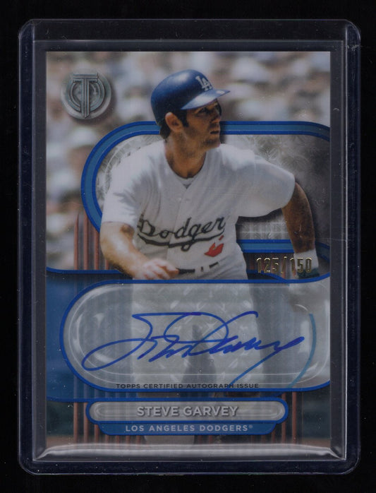 2024 Topps Tribute #TA-SGA Steve Garvey Autograph #'d /150 (Los Angeles Dodgers)