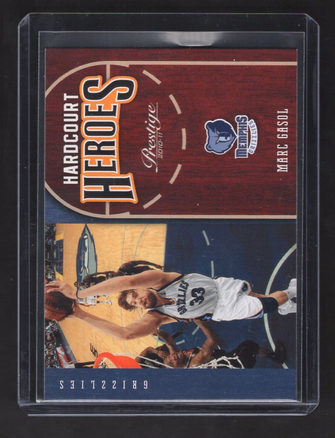 2010-11 Prestige Hardcourt Heroes #11 Marc Gasol (Memphis Grizzlies)