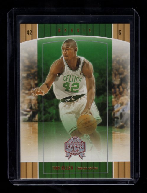 2004-05 SkyBox Fresh Ink #101 Tony Allen RC #'d 412/499 (Boston Celtics)