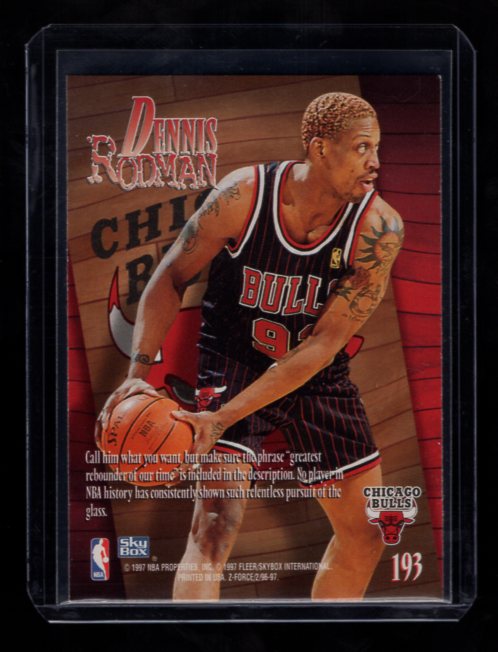 1996-97 Z-Force #193 Dennis Rodman (Chicago Bulls)