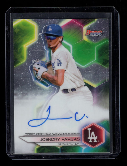 2023 Bowman's Best #B23-JV Joendry Vargas Autograph (Los Angeles Dodgers)