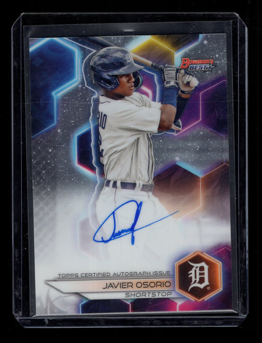 2023 Bowman's Best #B23-JO Javier Osorio Autograph (Detroit Tigers)