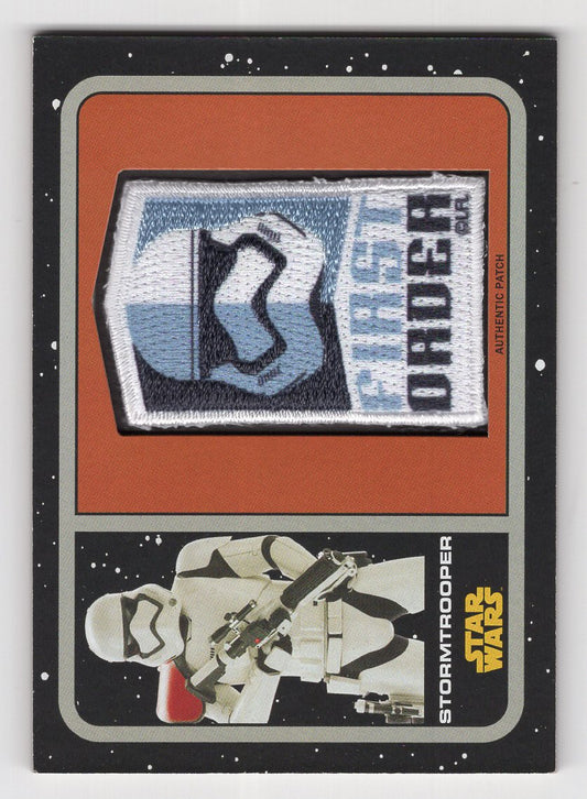 2015 Topps Star Wars Journey to the Force Awakens Patch Card Stormtrooper P-2