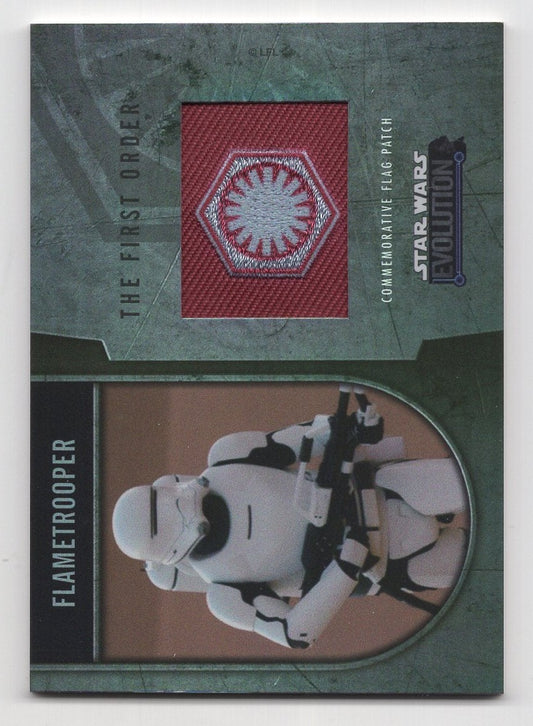 2016 Topps Star Wars Evolution Patches #NNO Flametrooper #'d /170