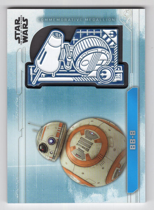 2019 Topps Star Wars The Rise of Skywalker Series One Commemorative Medallions #MCDB BB-8