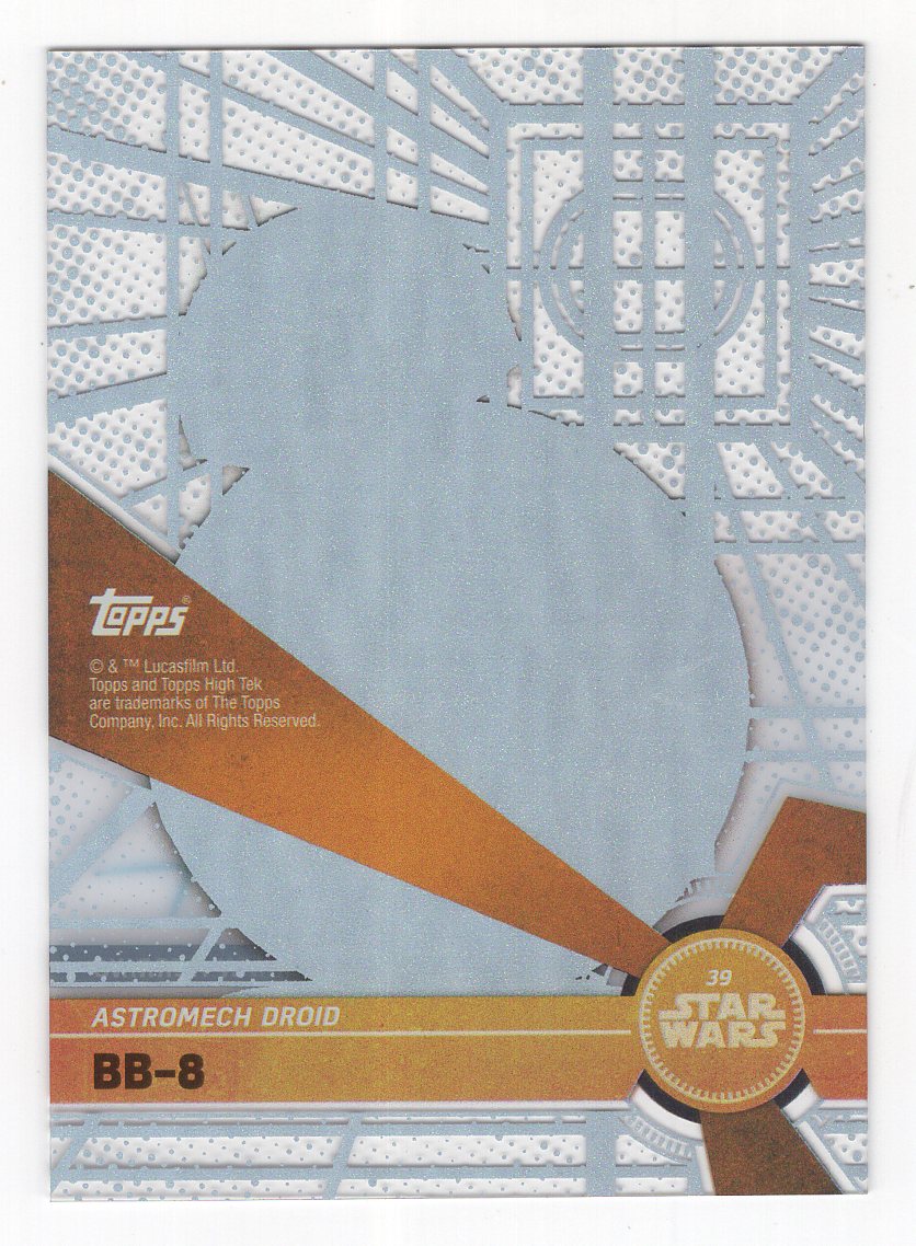 2017 Topps Star Wars High Tek #39 Autographs Brian Herring as BB-8