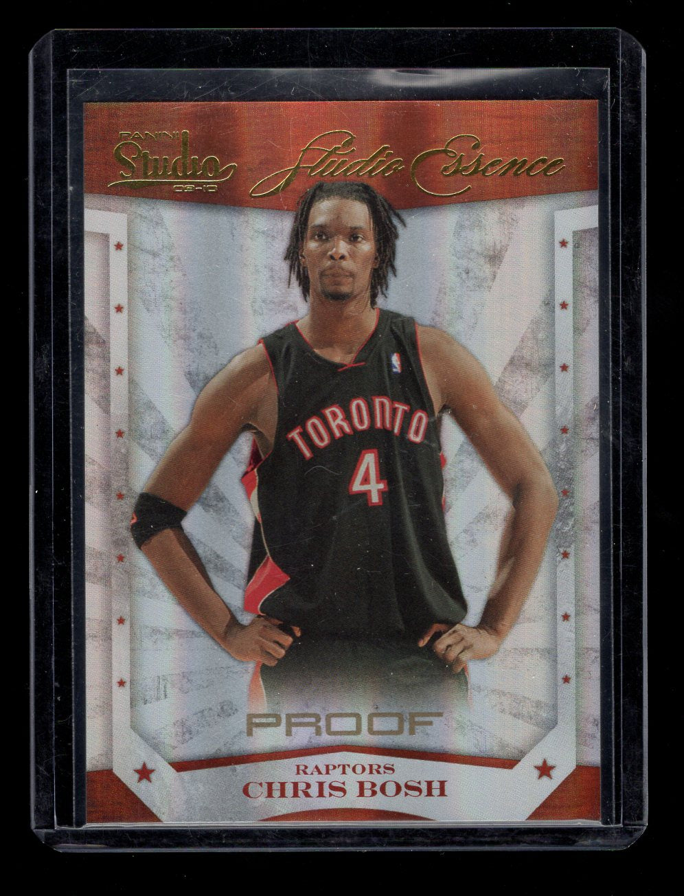 2009-10 Studio Essence Proofs #6 Chris Bosh #'d /199 (Toronto Raptors)