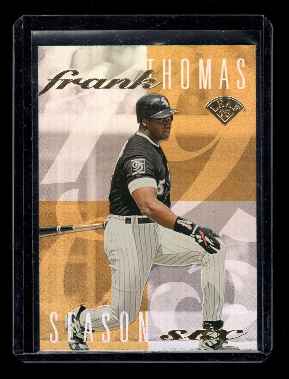 1995 Leaf Thomas #6 Frank Thomas / The Big Hurt (White Sox)