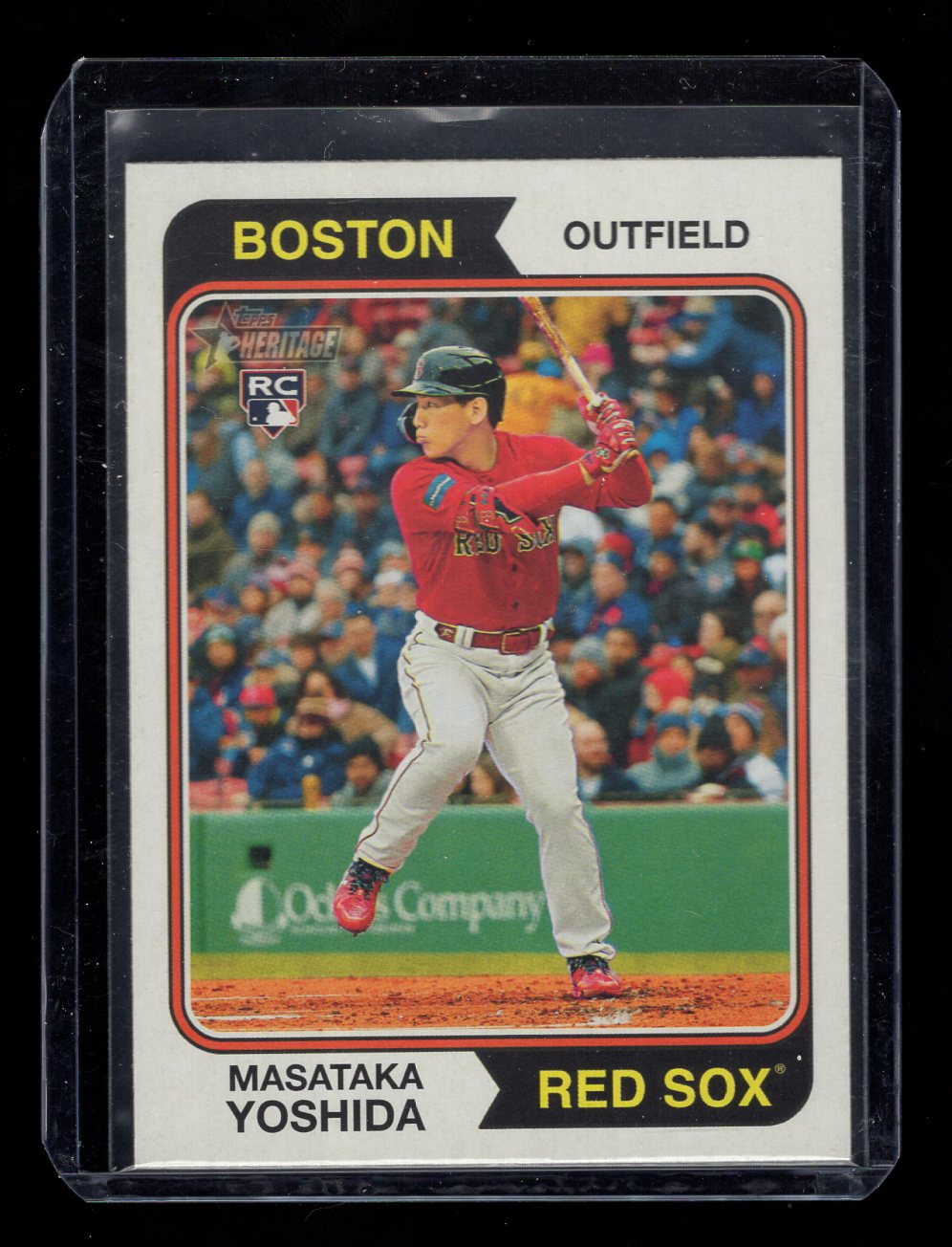 2023 Topps Heritage #542 Masataka Yoshida Rookie RC (Boston Red Sox)