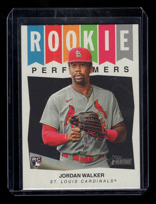 2023 Topps Heritage Rookie Performers #RP6 Jordan Walker (St. Louis Cardinals)