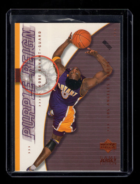 2000-01 Upper Deck #432 "Purple Reign" Kobe Bryant (Los Angeles Lakers)