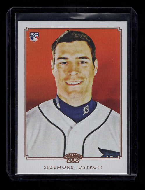 2010 Topps 206 #77 Scott Sizemore Rookie (Detroit Tigers)