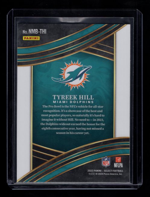 2023 Select Select Numbers #NMB-THI Tyreek Hill (Miami Dolphins)