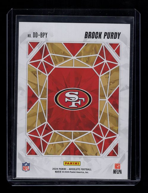 2024 Absolute  #DD-BPY Brock Purdy Draft Diamonds (San Francisco 49ers)