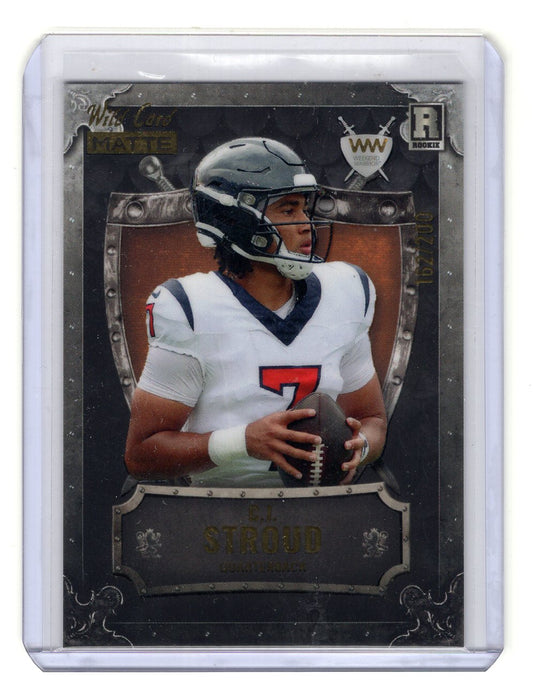 2023 Wild Card Matte CJ Stroud Rookie RC #'d /200 (Houston Texans)