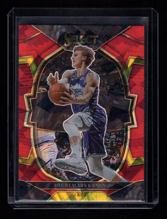 2022-23 Select Prizms "Red Cracked Ice" #45 Lauri Markkanen (Utah Jazz)