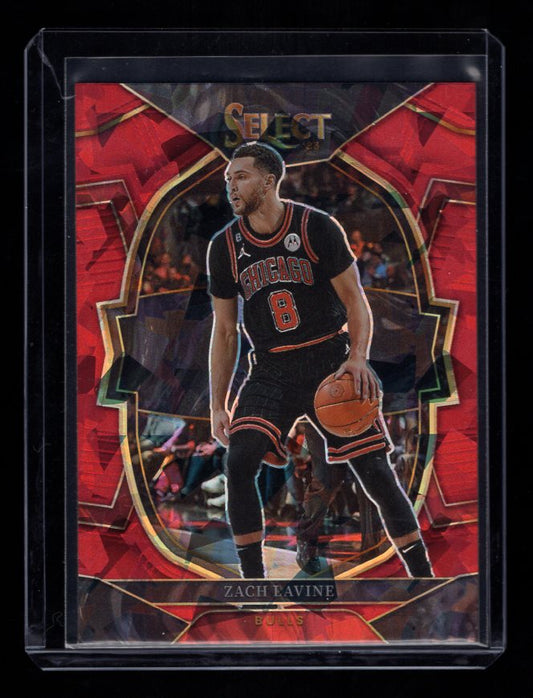 2022-23 Select Prizms "Red Cracked Ice" #34 Zach LaVine (Chicago Bulls)