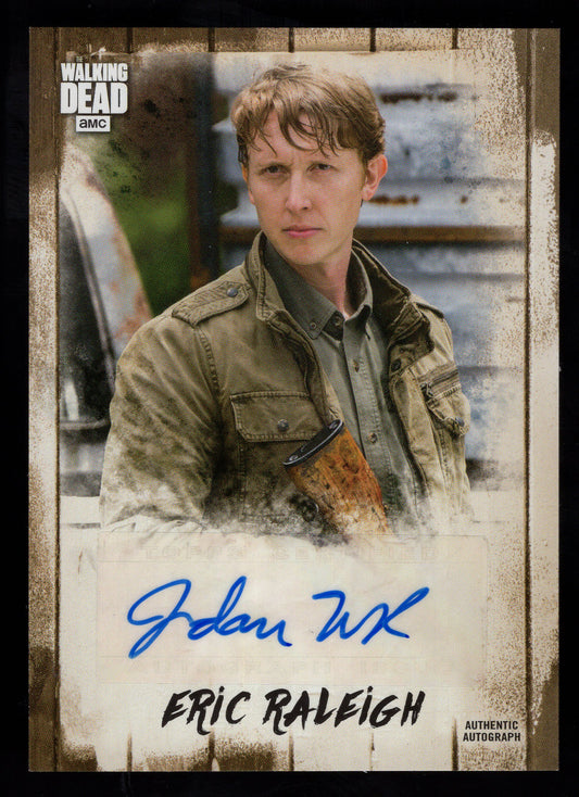 2018 Topps Walking DeadJordan Woods-Robinson as Eric Raleigh Autograph #'d /68