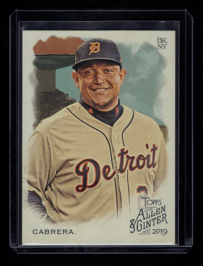 2019 Topps Allen and Ginter #112 Miguel Cabrera (Detroit Tigers)