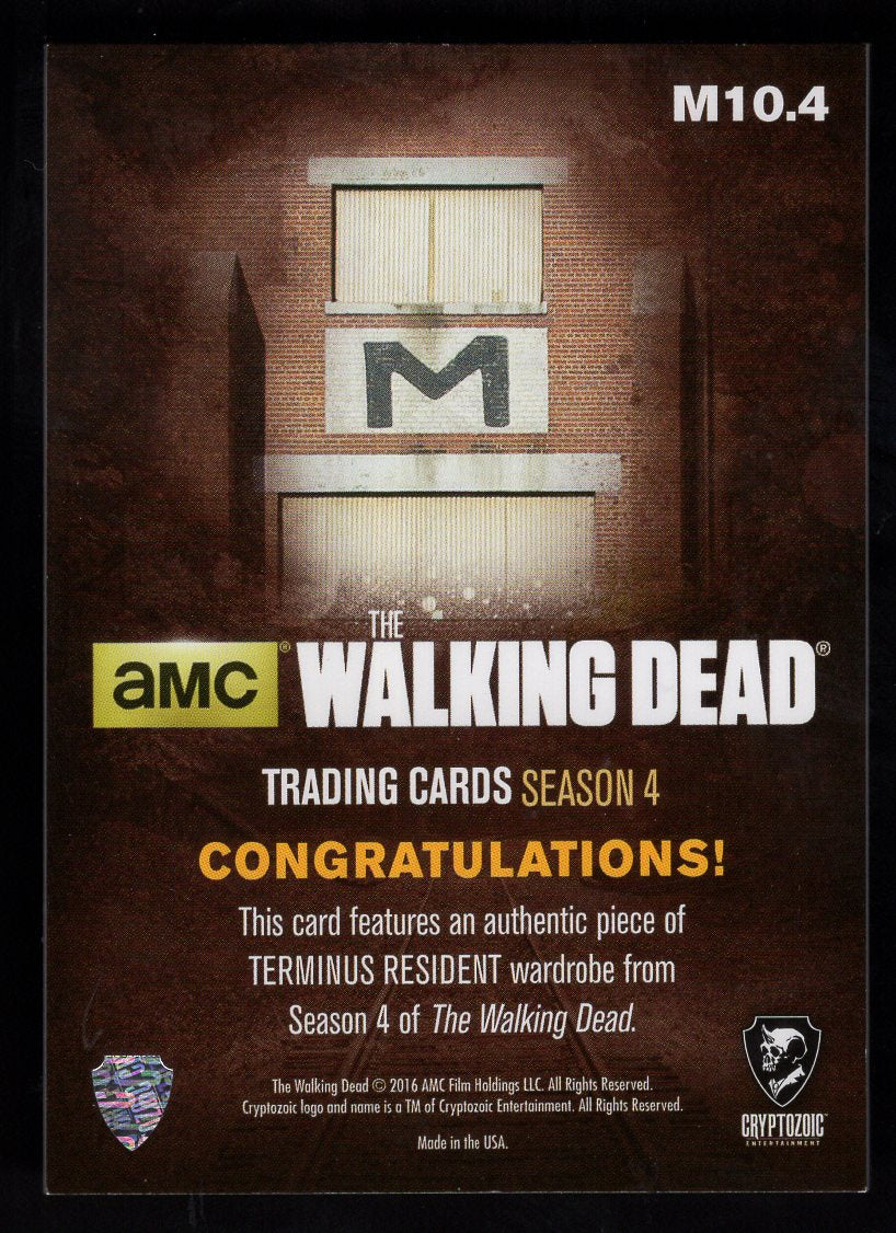 2016 Cryptozoic Walking Dead Season 4 Part 1 Prop #M10.4 Terminus Resident