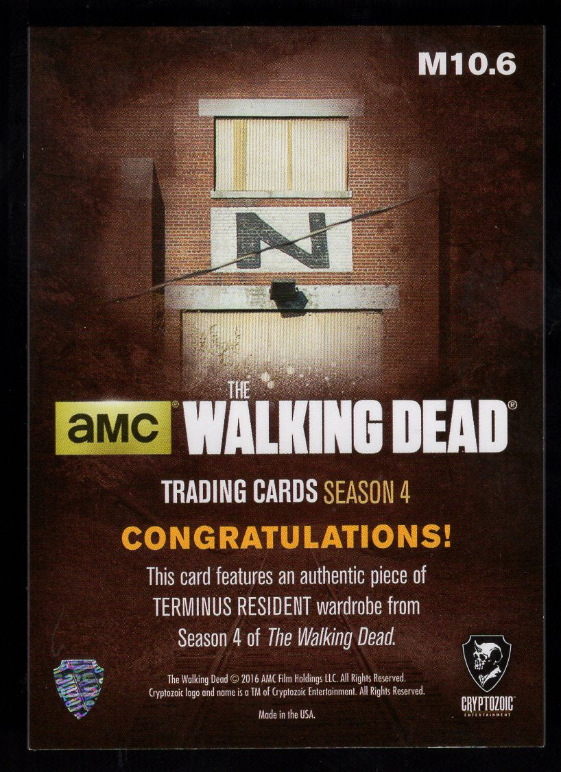 2016 Cryptozoic Walking Dead Season 4 Part 1 Prop #M10.6 Terminus Resident