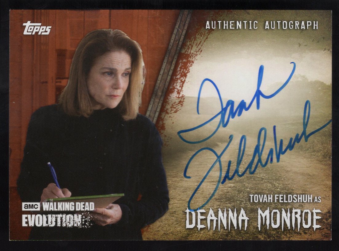 2017 Topps Walking Dead Evolution #A-TF Tovah Feldshuh as Deanna Monroe #'d /99 Autograph