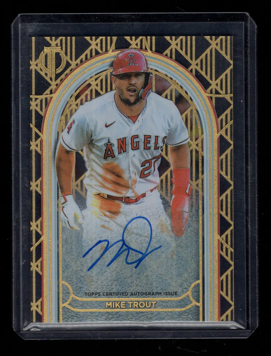 2024 Topps Tribute #IPA-MT Mike Trout "ICONIC' Autograph #'d /30 (Los Angeles Angles)