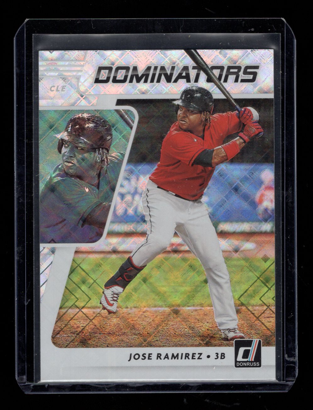 2021 Donruss Dominators Diamond #7 Jose Ramirez (Cleveland Indians)