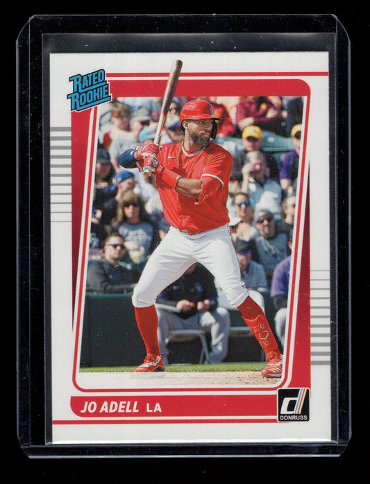 2021 Donruss #33 Jo Adell Rated Rookie (Los Angeles Angels)