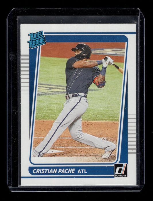 2021 Donruss #31 Cristian Pache Rated Rookie (Atlanta Braves)