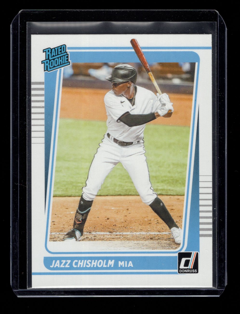 2021 Donruss #58 Jazz Chisholm Rated Rookie (Miami Marlins)