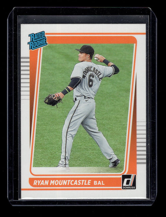 2021 Donruss #59 Ryan Mountcastle Rated Rookie (Baltimore Orioles)