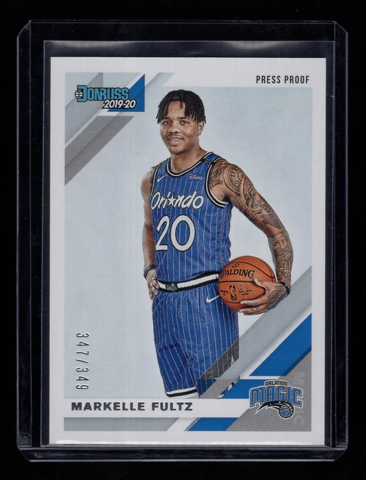 2019-20 Donruss Press Proof Silver #148 Markelle Fultz #'d /349 (Orlando Magic)