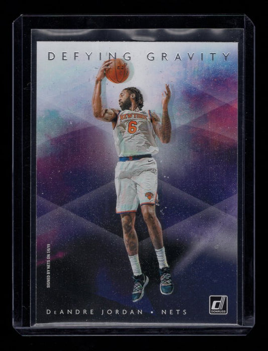 2019-20 Donruss Defying Gravity #1 DeAndre Jordan (Brooklyn Nets)