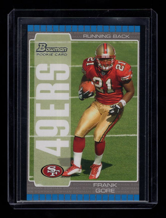 2005 Bowman #130 Frank Gore Rookie (San Francisco 49ers)