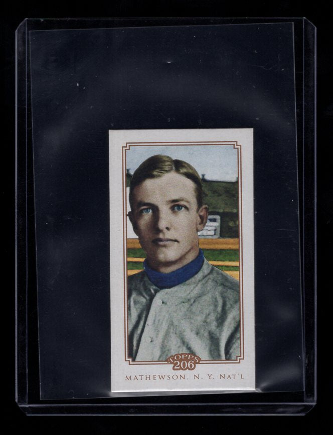 2010 Topps 206 Mini Cycle #99 Christy Mathewson #'d /99 (New York Giants)