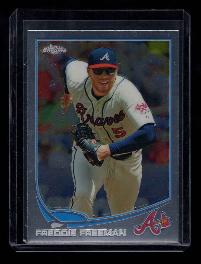 2013 Topps Chrome #219 Freddie Freeman (Atlanta Braves)