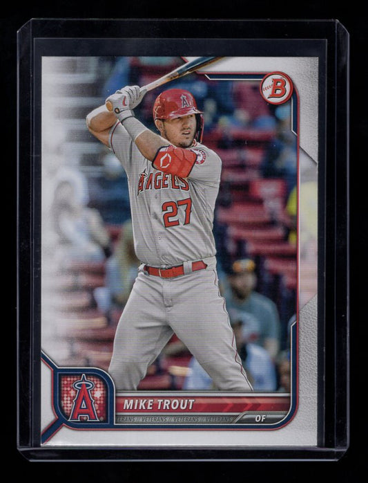 2022 Bowman #32 Mike Trout (Los Angeles Angels)