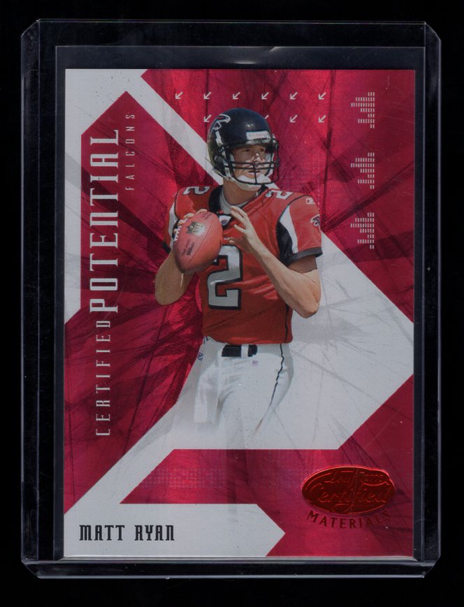 2008 Leaf Certified Materials Certified Potential Materials #11 Matt Ryan #'d /250 (Atlanta Falcons)