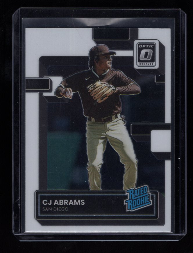 2022 Donruss Optic #109 CJ Abrams Rated Rookies (San Diego Padres)