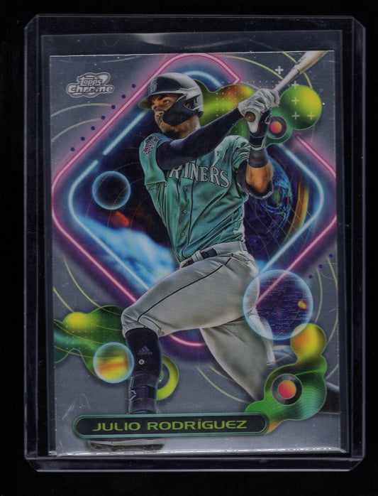 2023 Topps Cosmic Chrome #44 Julio Rodriguez (Seattle Mariners)